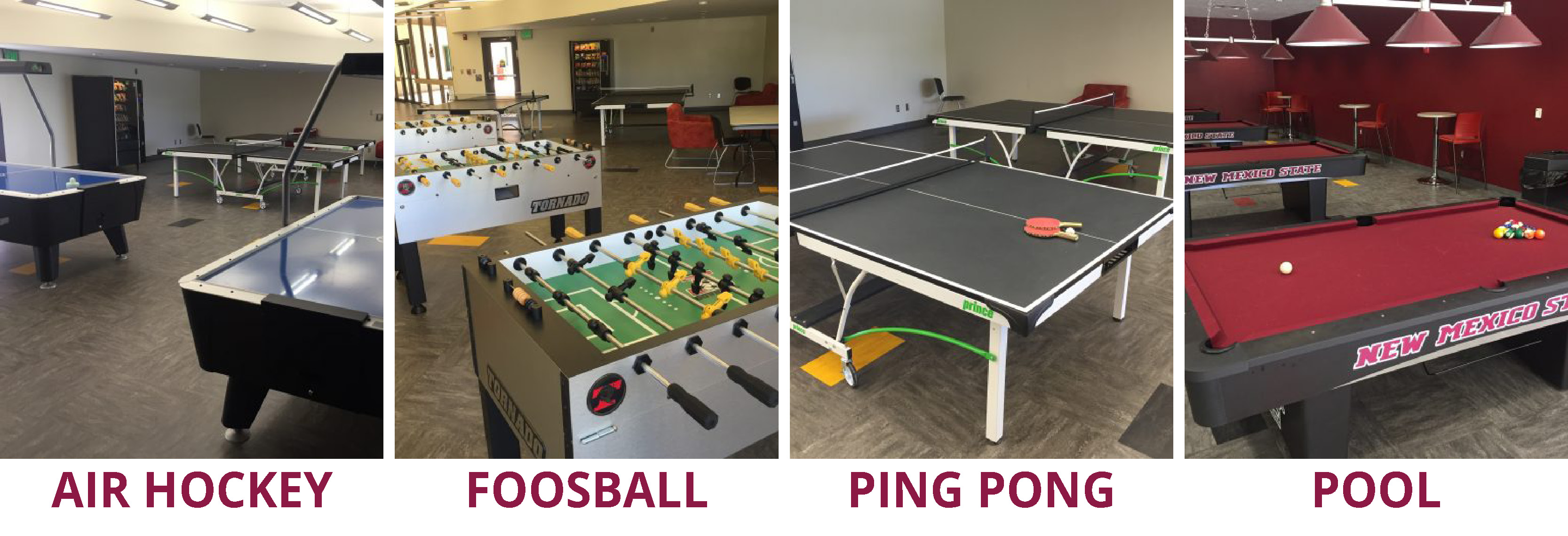 Game Room Images - Air Hockey, Ping Pong, Foosball, Pool